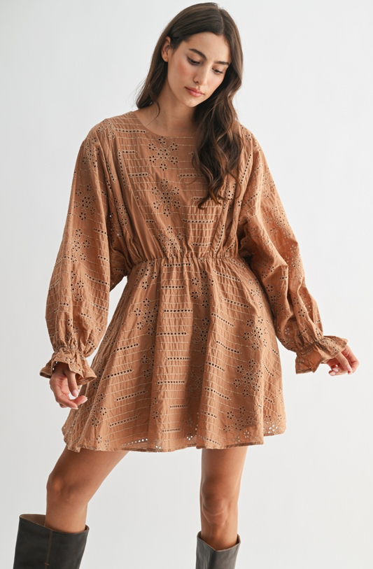 Eloise Long Sleeve Mini Dress