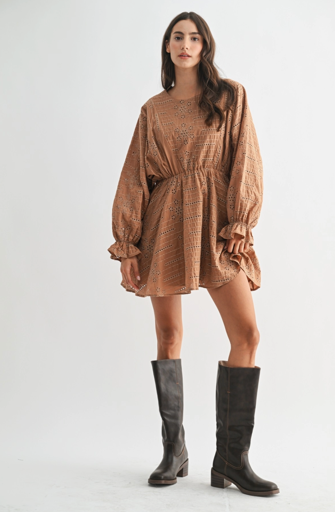 Eloise Long Sleeve Mini Dress