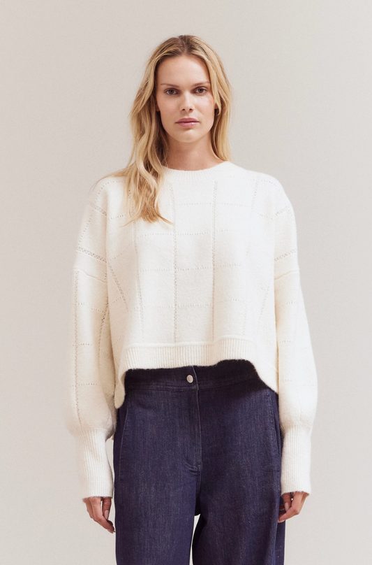 Texture Grid Knit