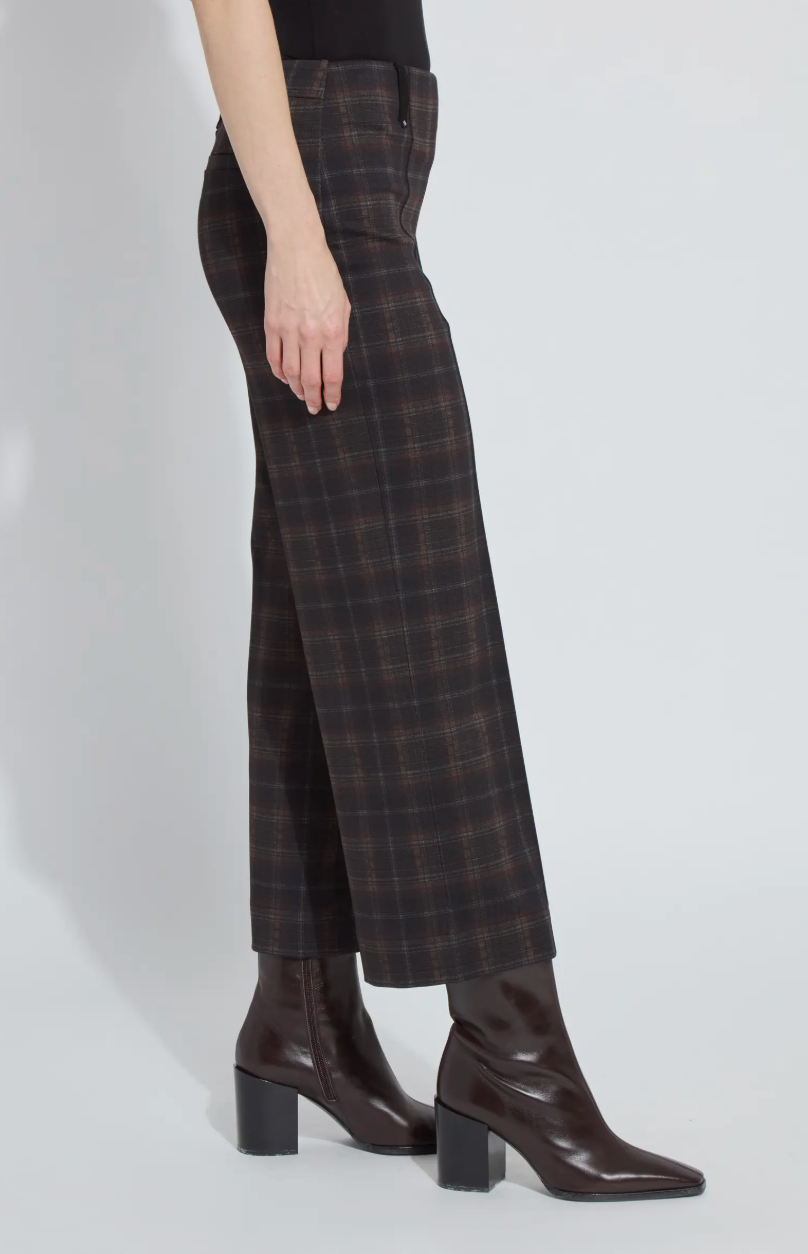 Livia Plaid Ponte Pants