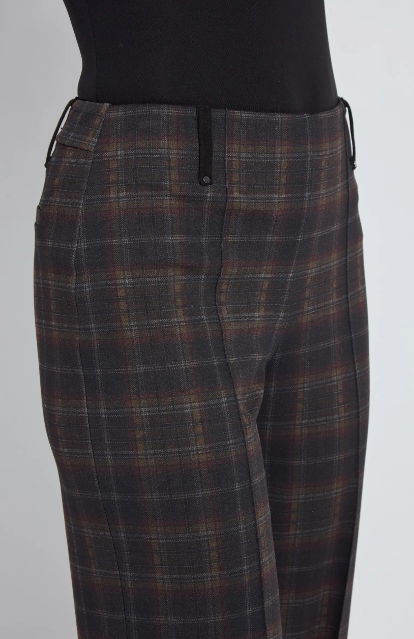 Livia Plaid Ponte Pants