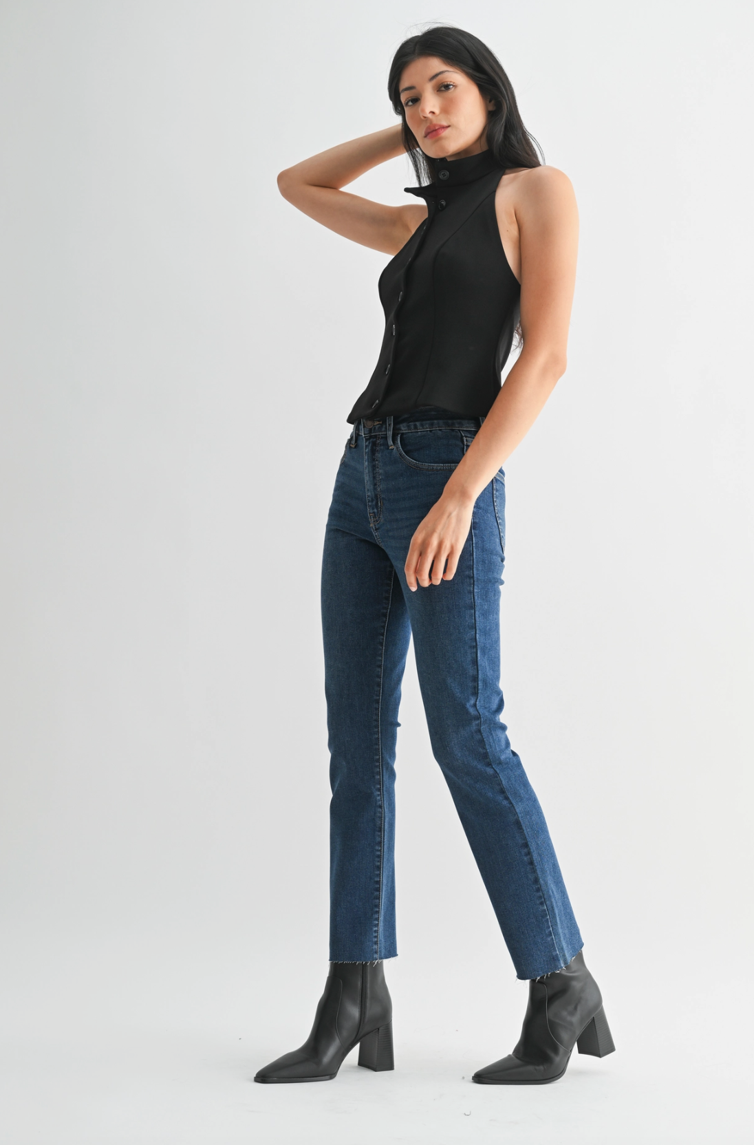 Slim Straight Ankle Scissor Cut