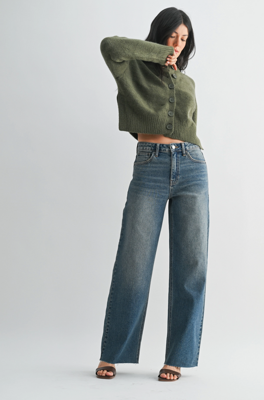 Vintage Scissor Cut Wide Leg