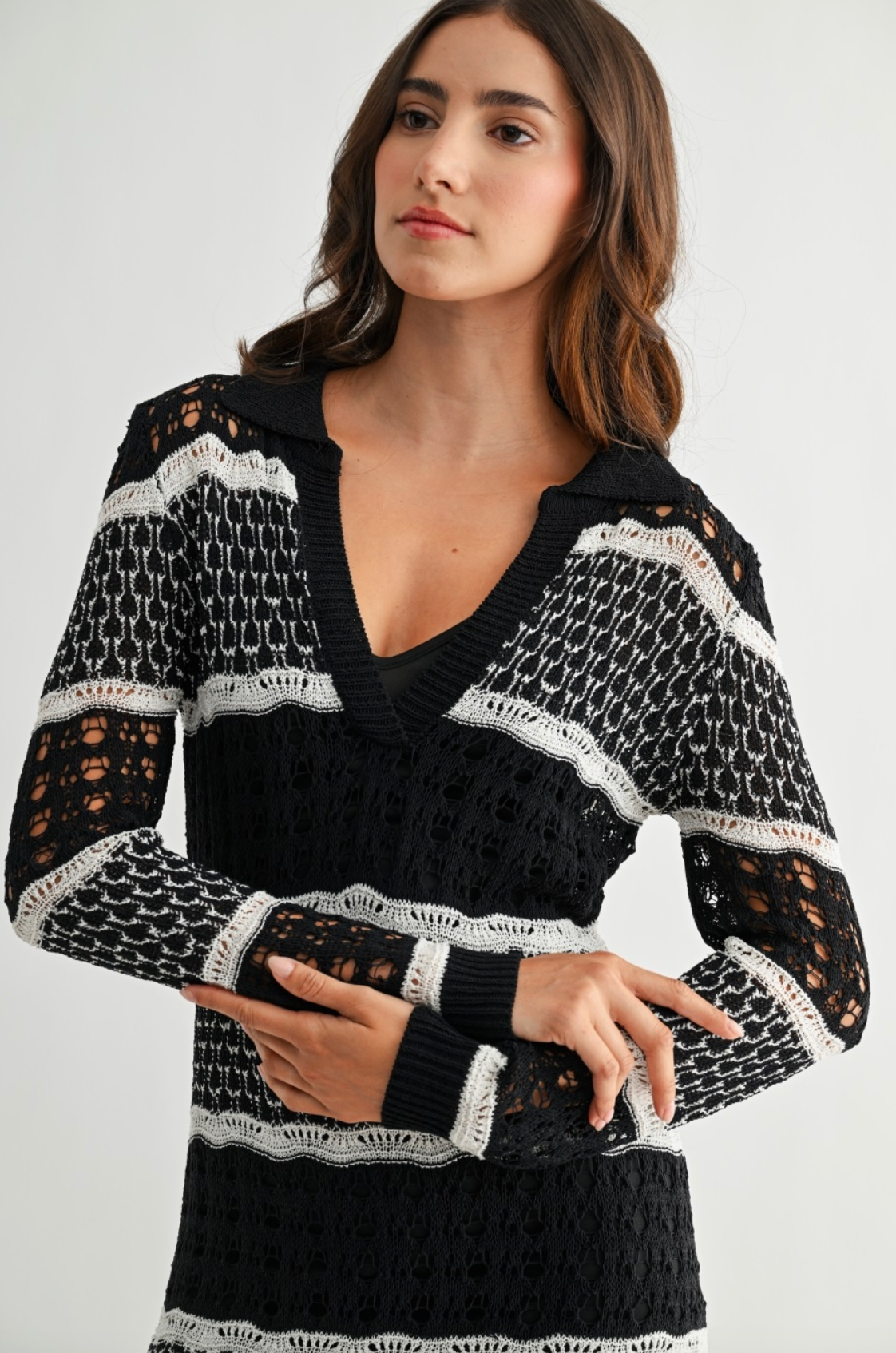 Kira Crochet Knit Maxi