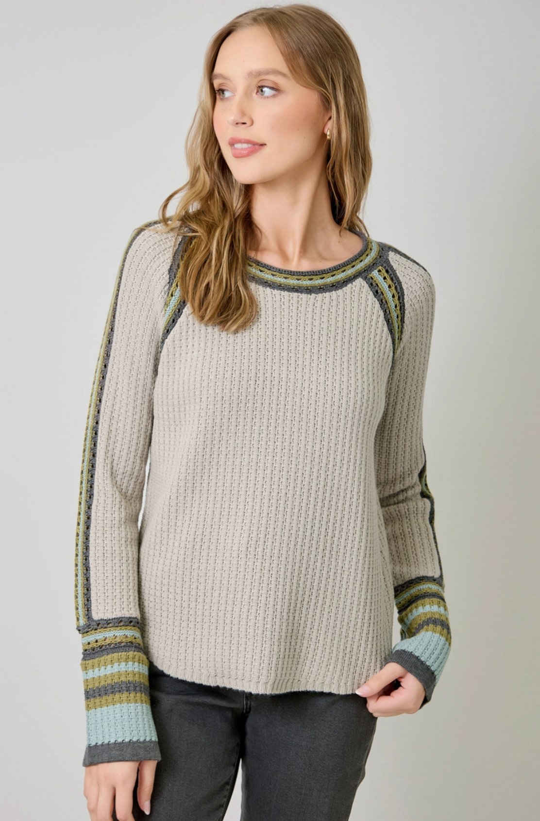 Ragan Raglan Knit Top
