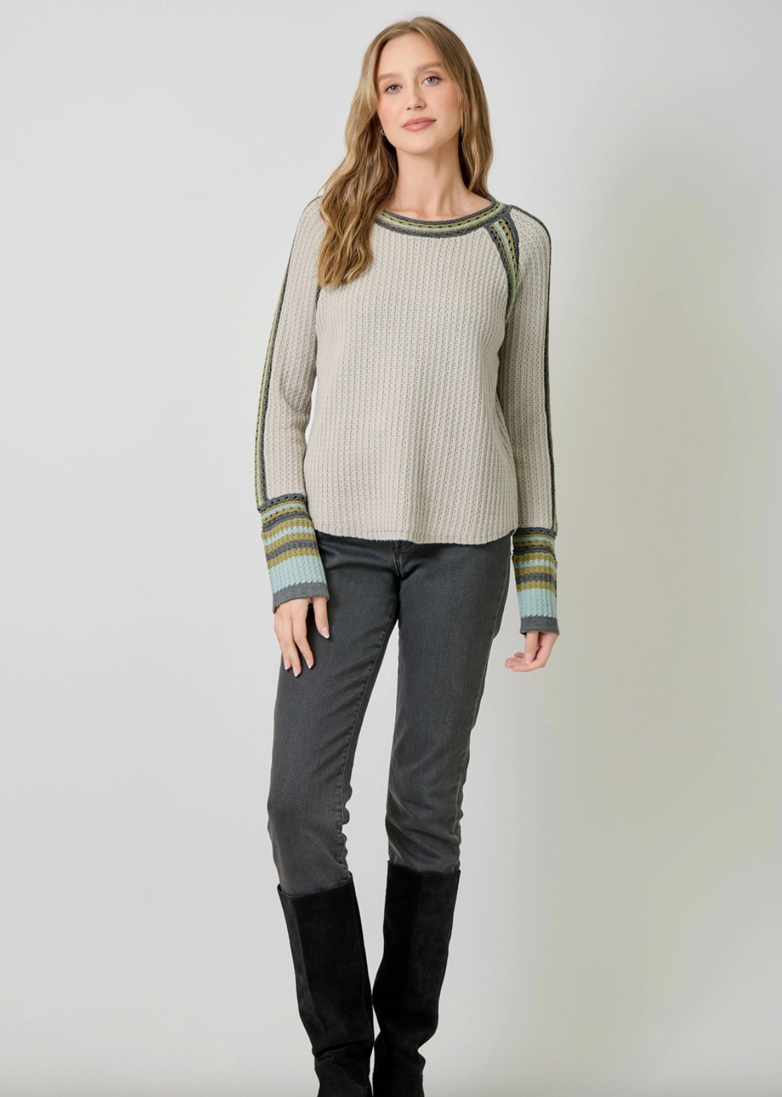 Ragan Raglan Knit Top