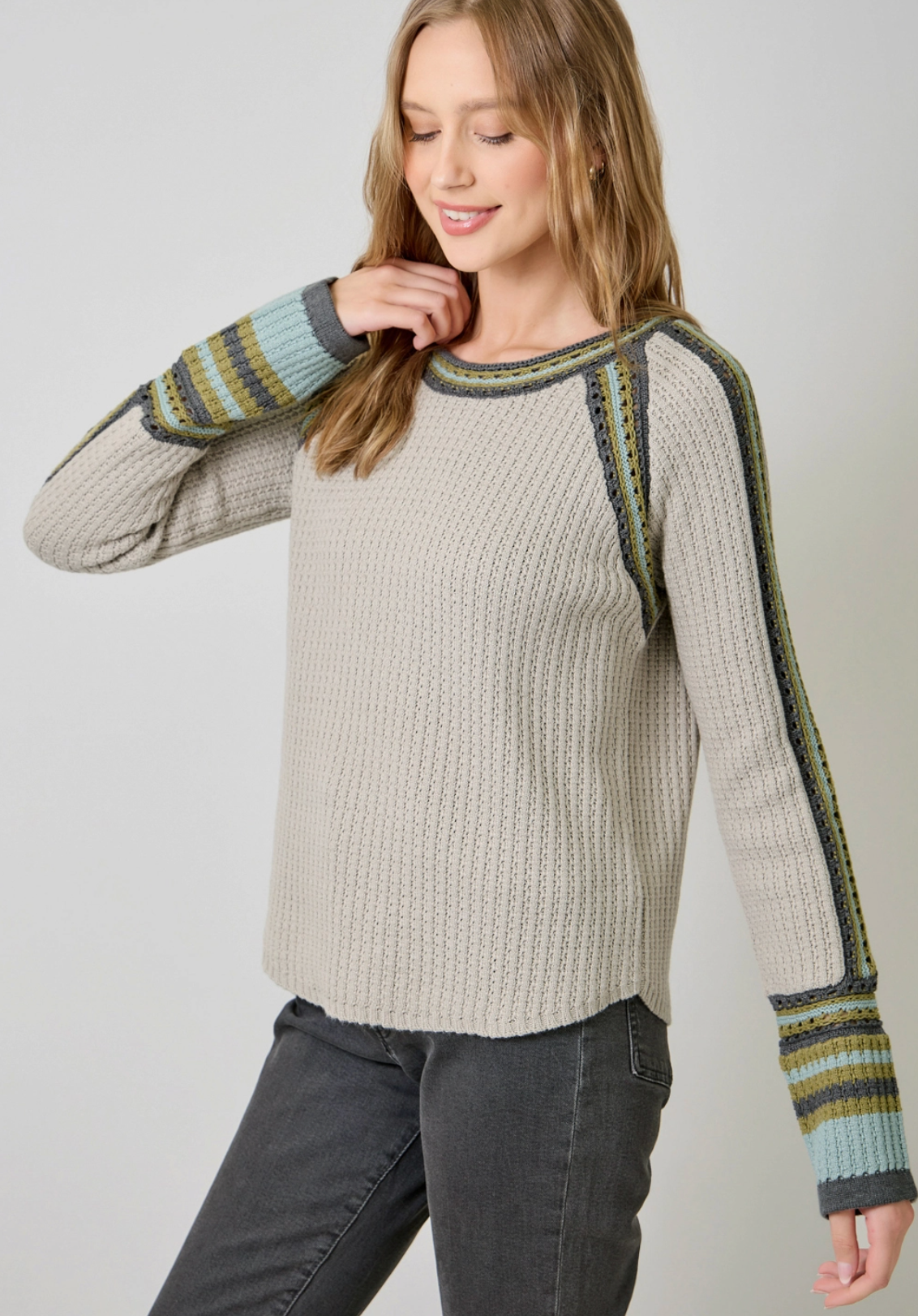 Ragan Raglan Knit Top
