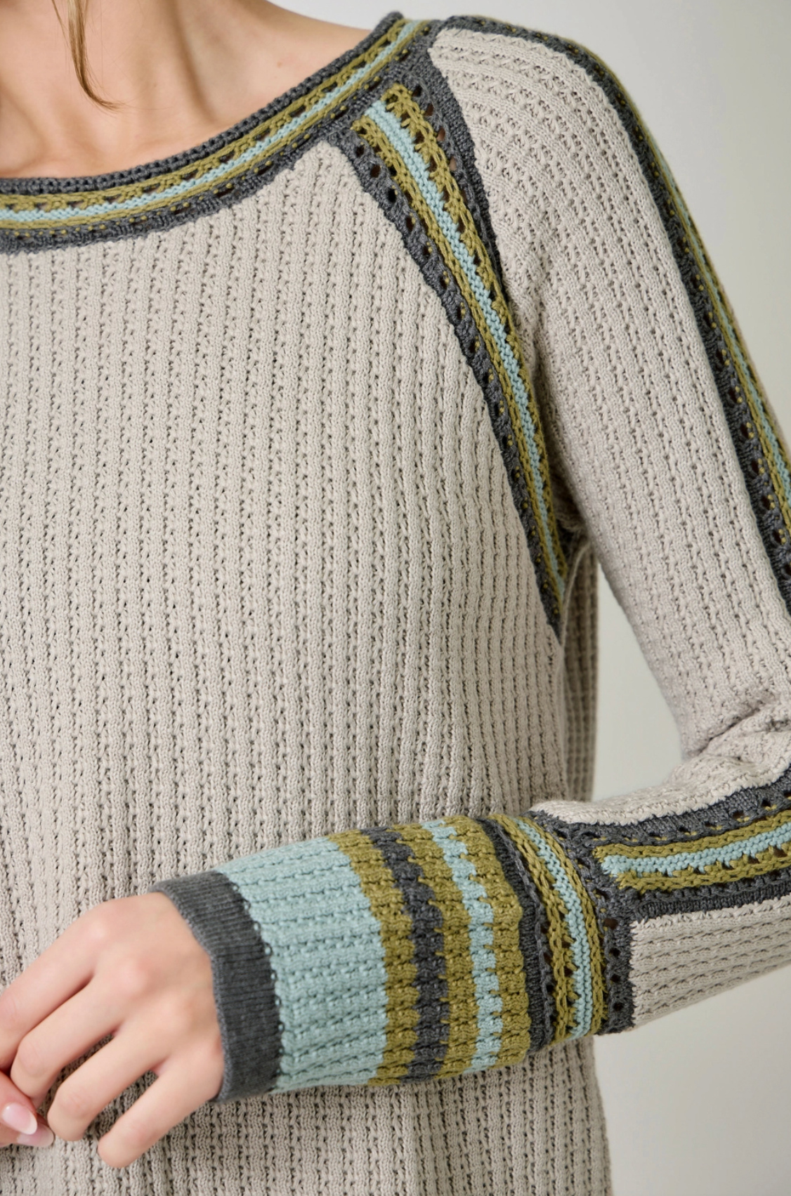 Ragan Raglan Knit Top