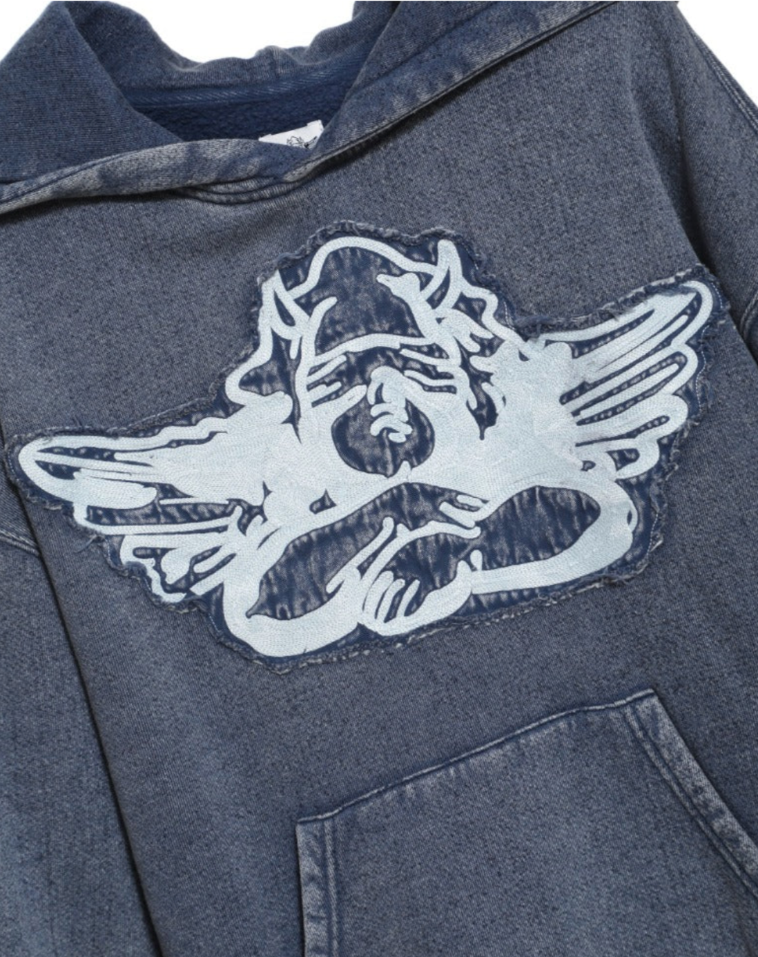 Blue Stitch Racer Hoodie