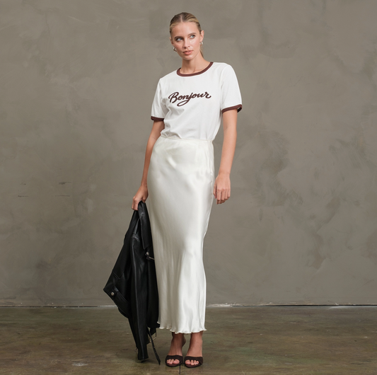 Bonjour Contrast Ringer Tee