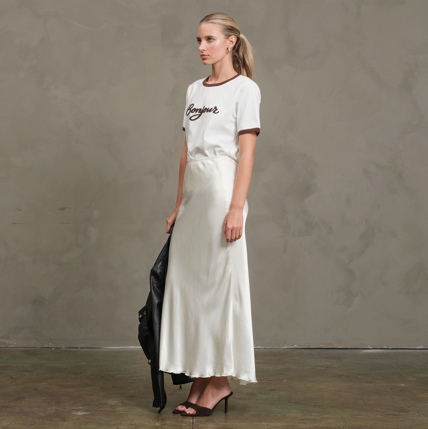 Bonjour Contrast Ringer Tee