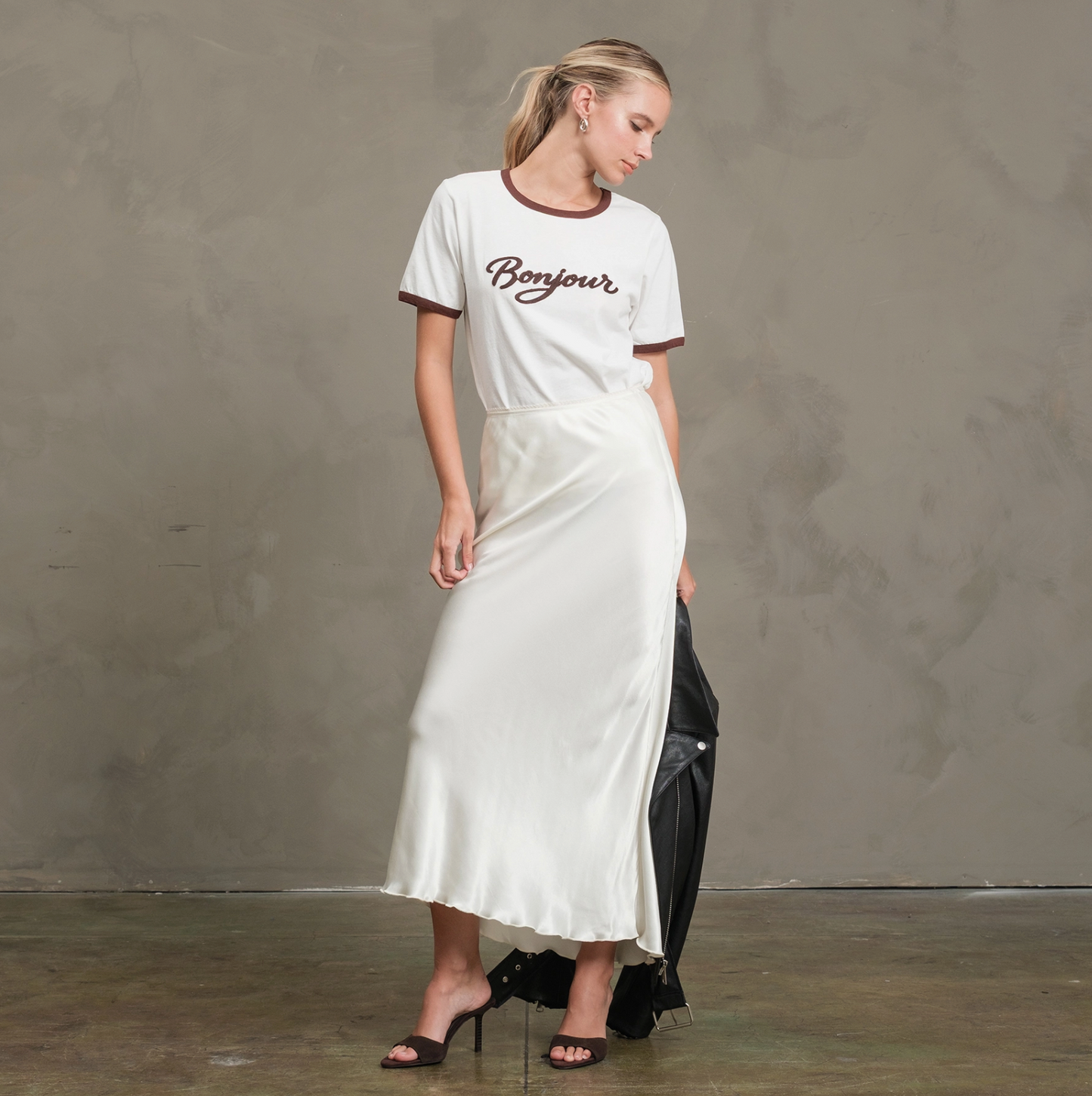 Bonjour Contrast Ringer Tee