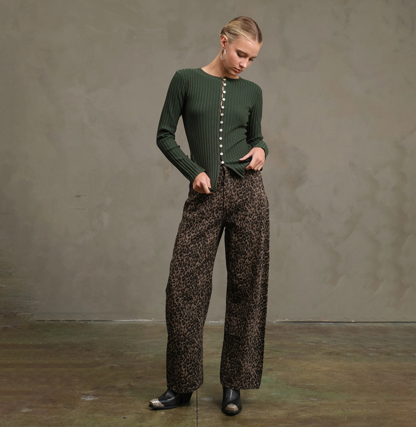 Sammi Knit Button Top