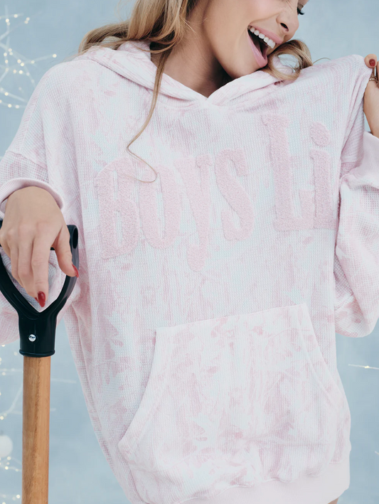 Pink Manhunt Racer Hoodie