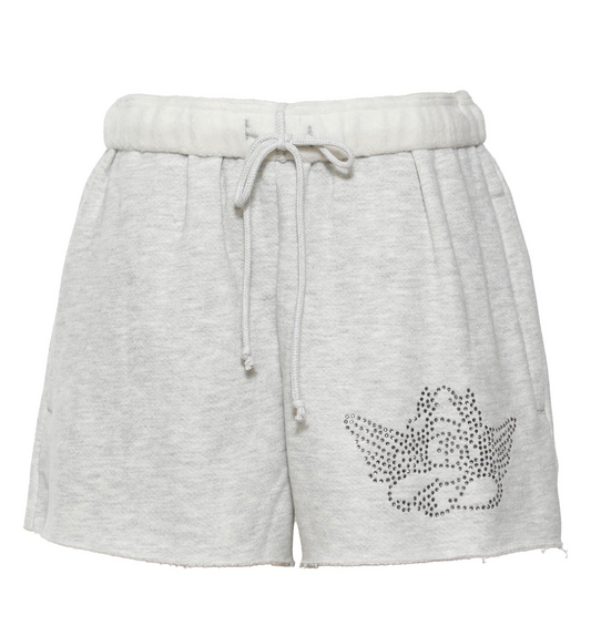 1-800 Heathered Basic Short