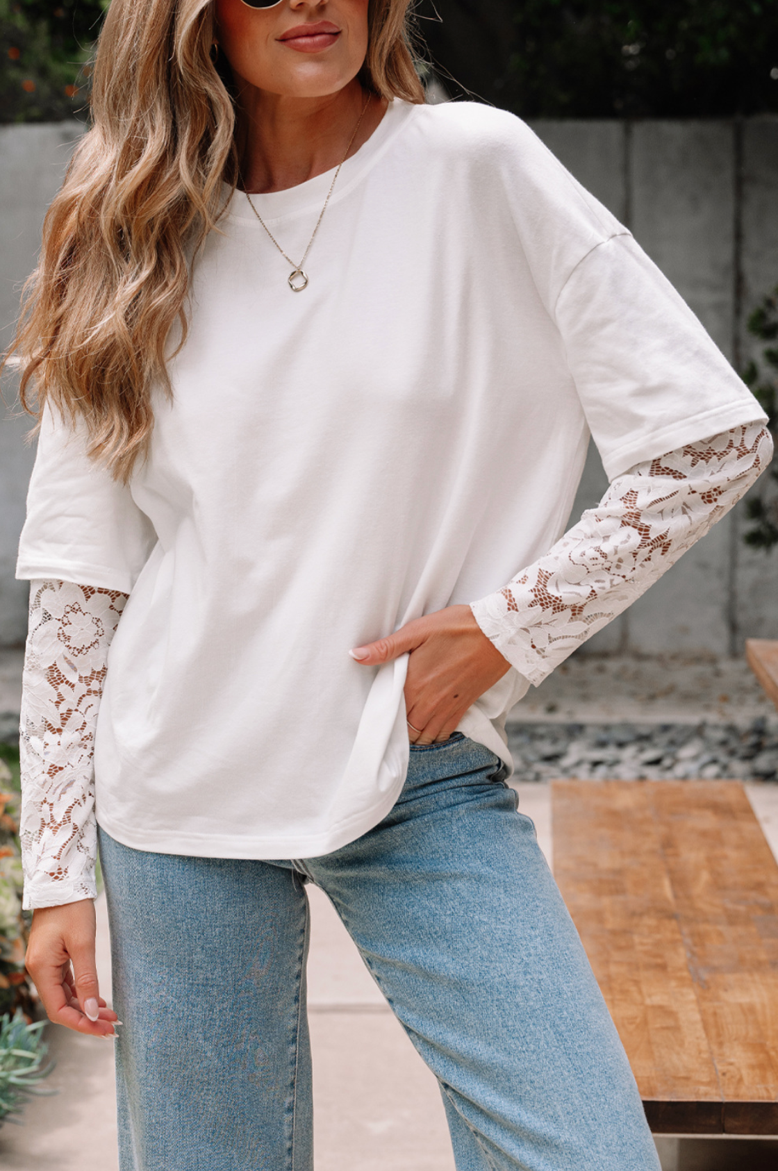 Lovie Drop Shoulder Tee