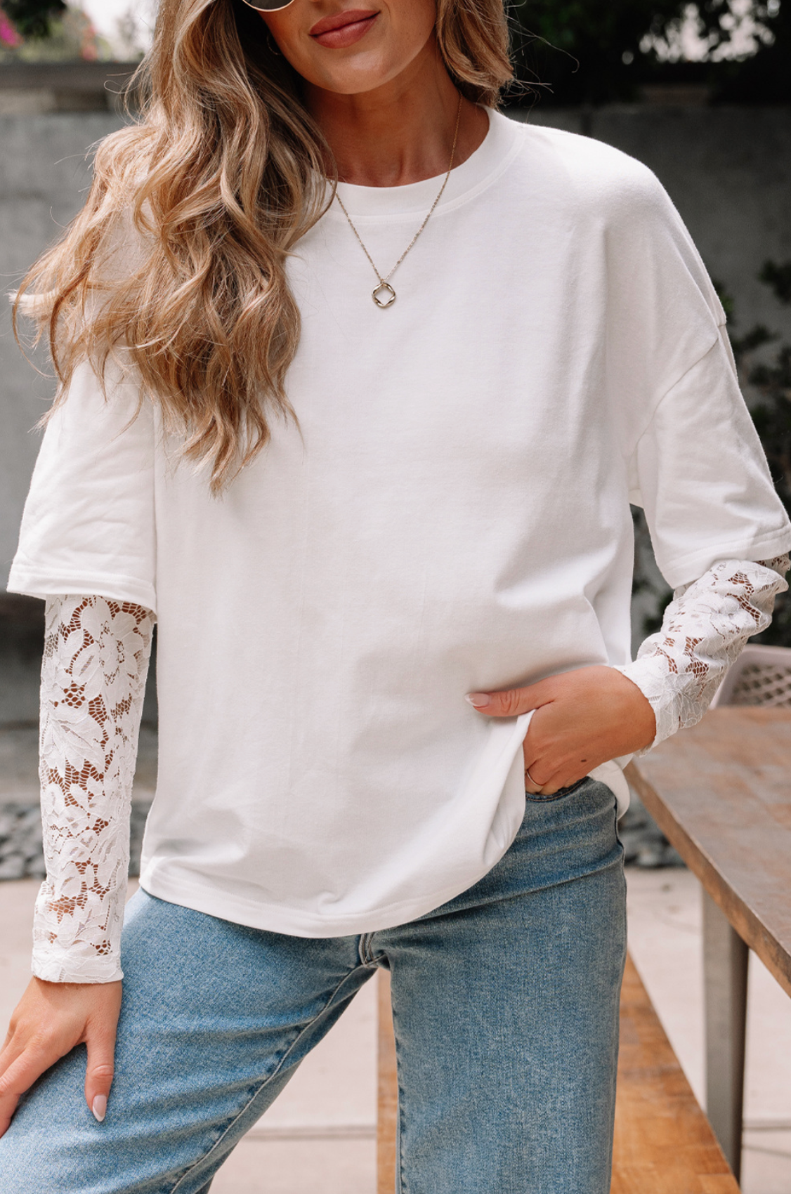 Lovie Drop Shoulder Tee
