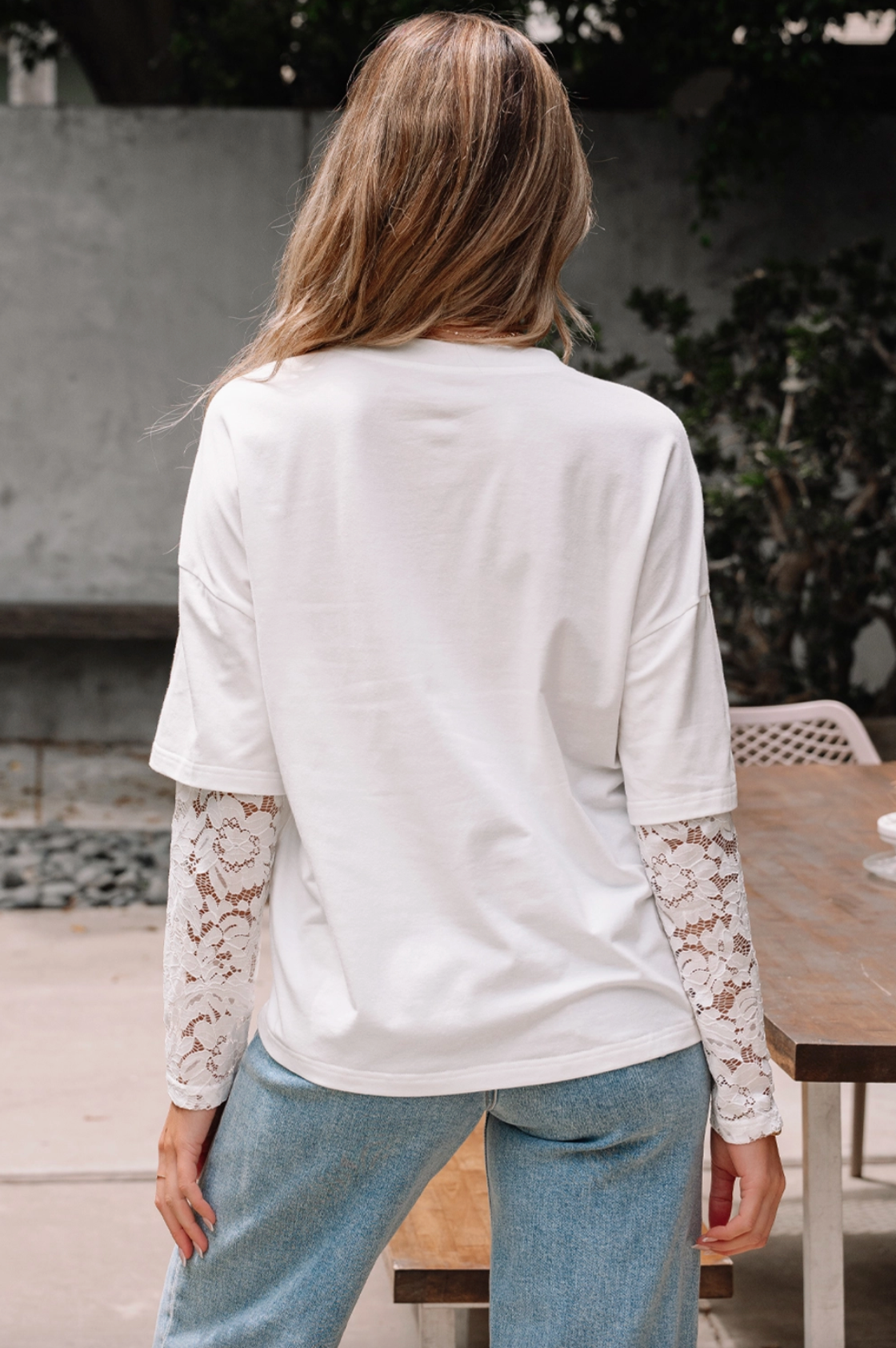 Lovie Drop Shoulder Tee