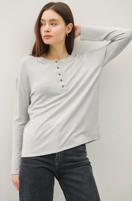 Hacci Henley Top