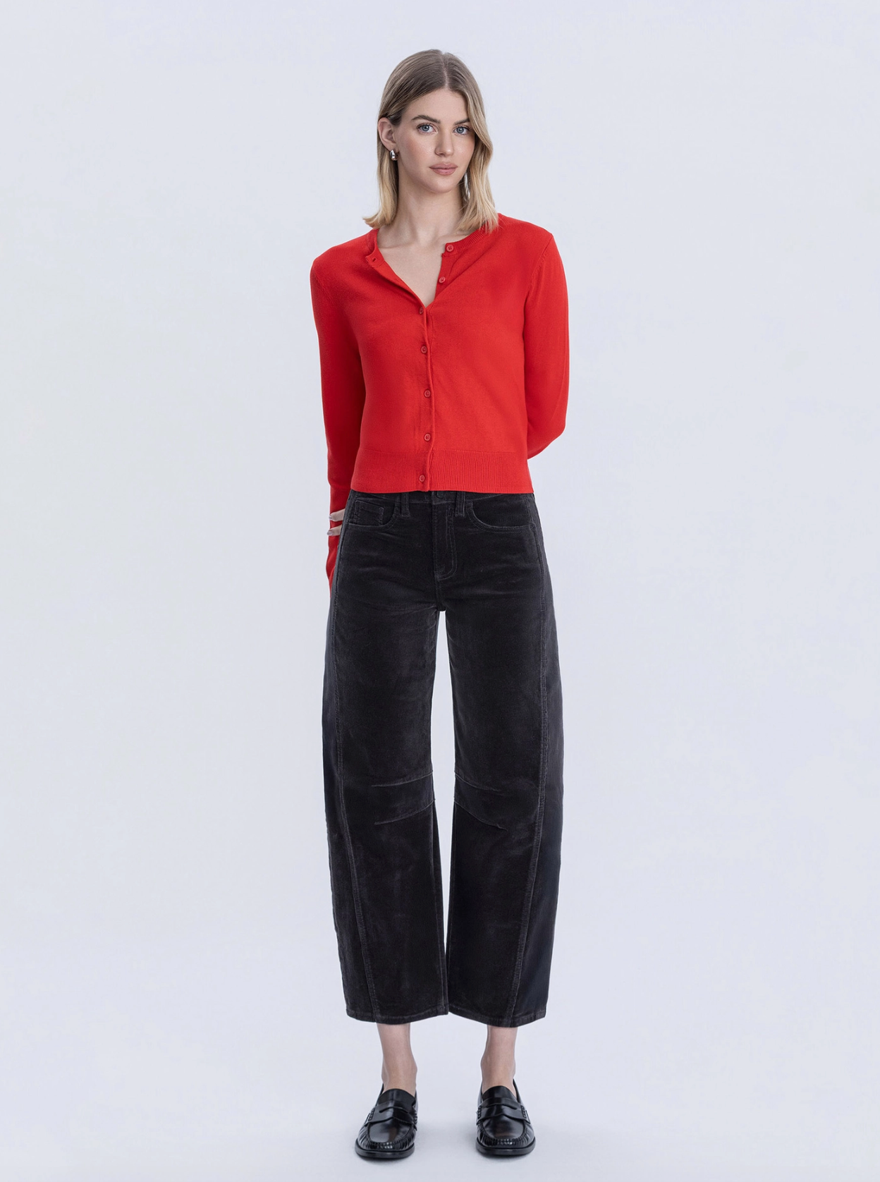 Donnie Corduroy Barrel Jeans