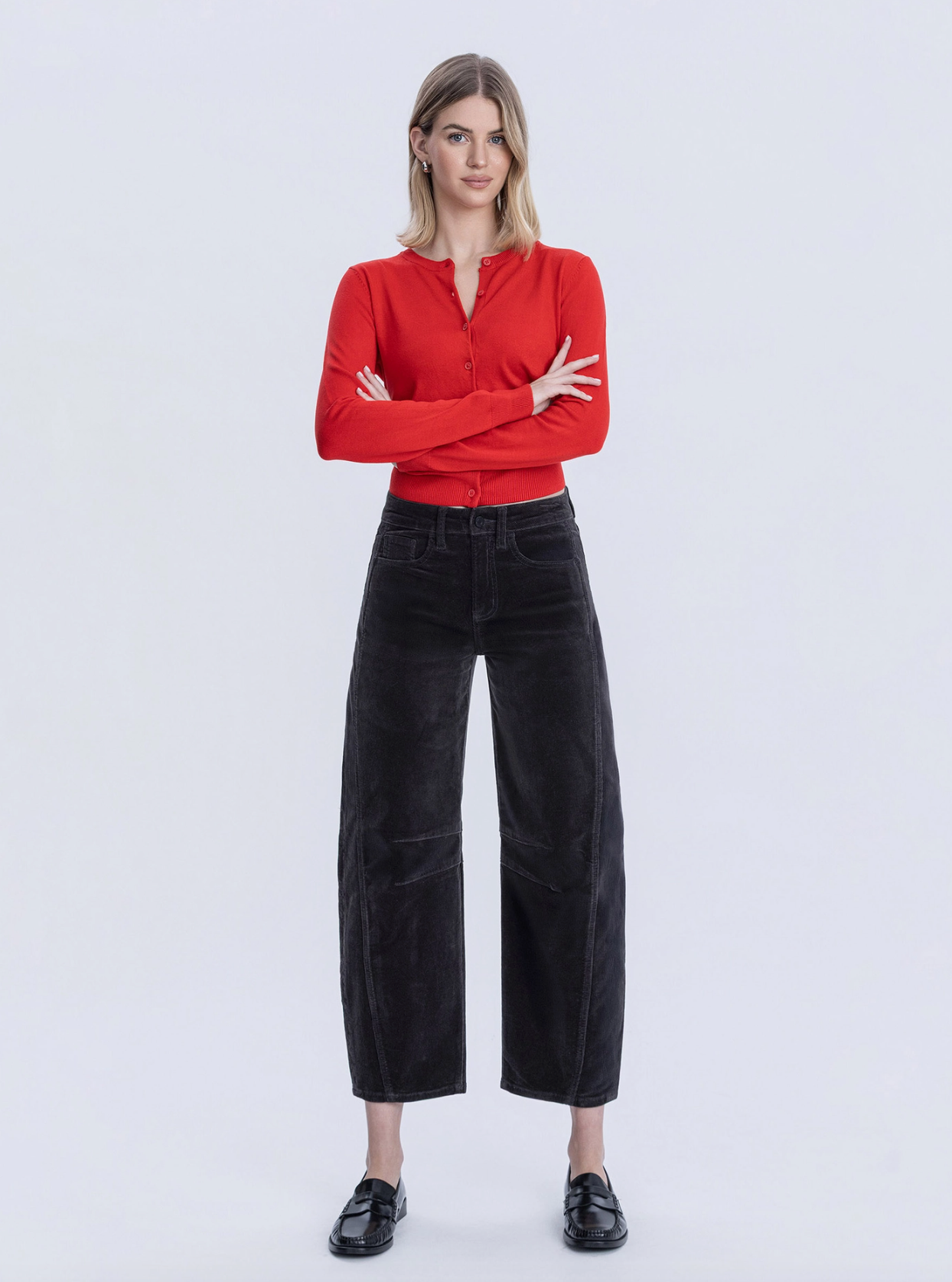 Donnie Corduroy Barrel Jeans