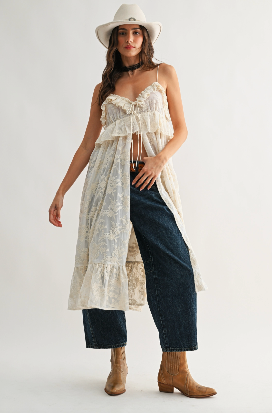 Cheyenne Ruffle Top