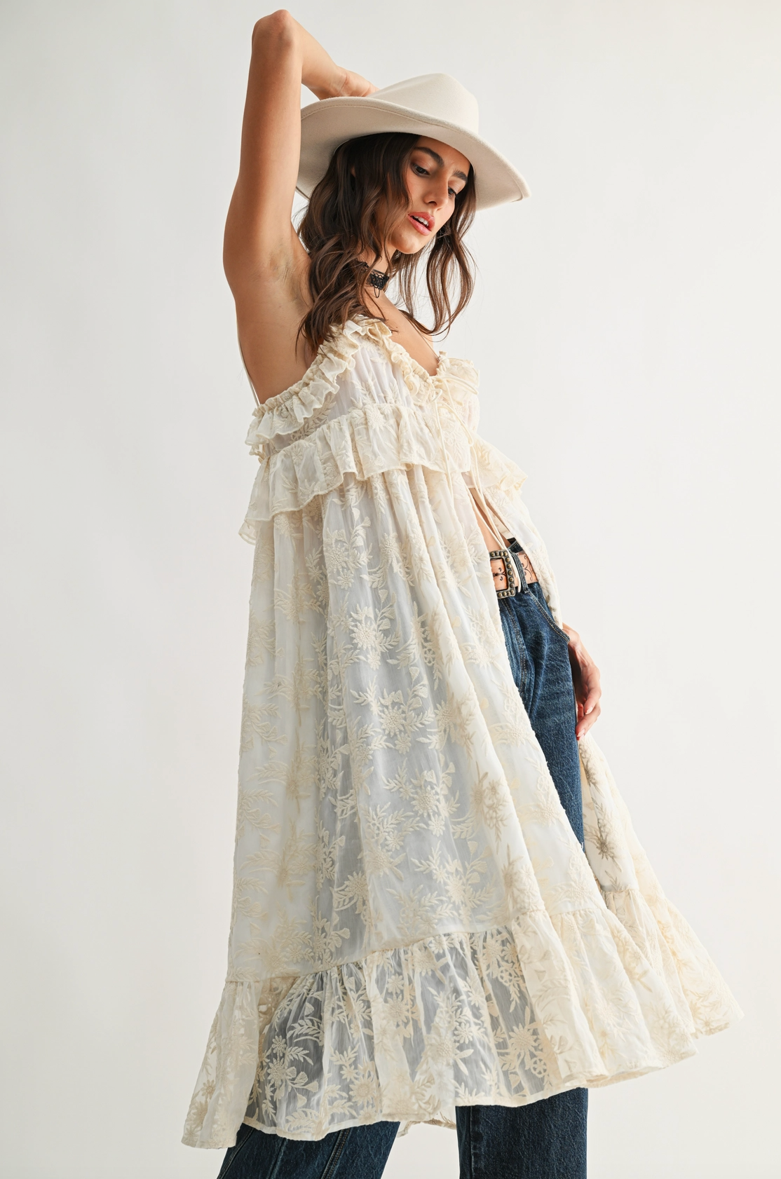 Cheyenne Ruffle Top