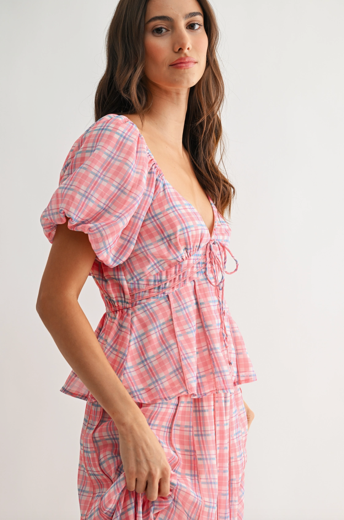 Penelope Pink Peplum