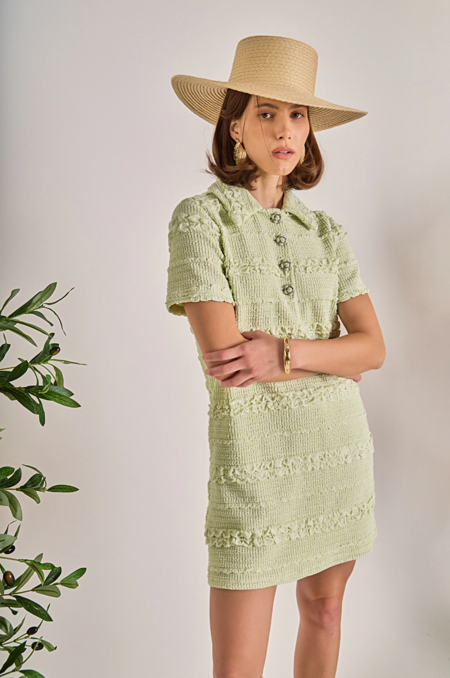 Palma Textured Mini Dress