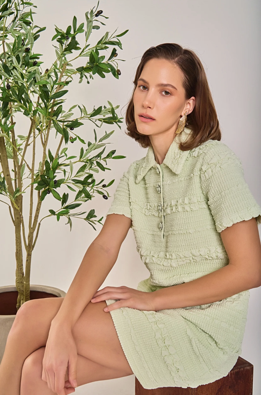 Palma Textured Mini Dress