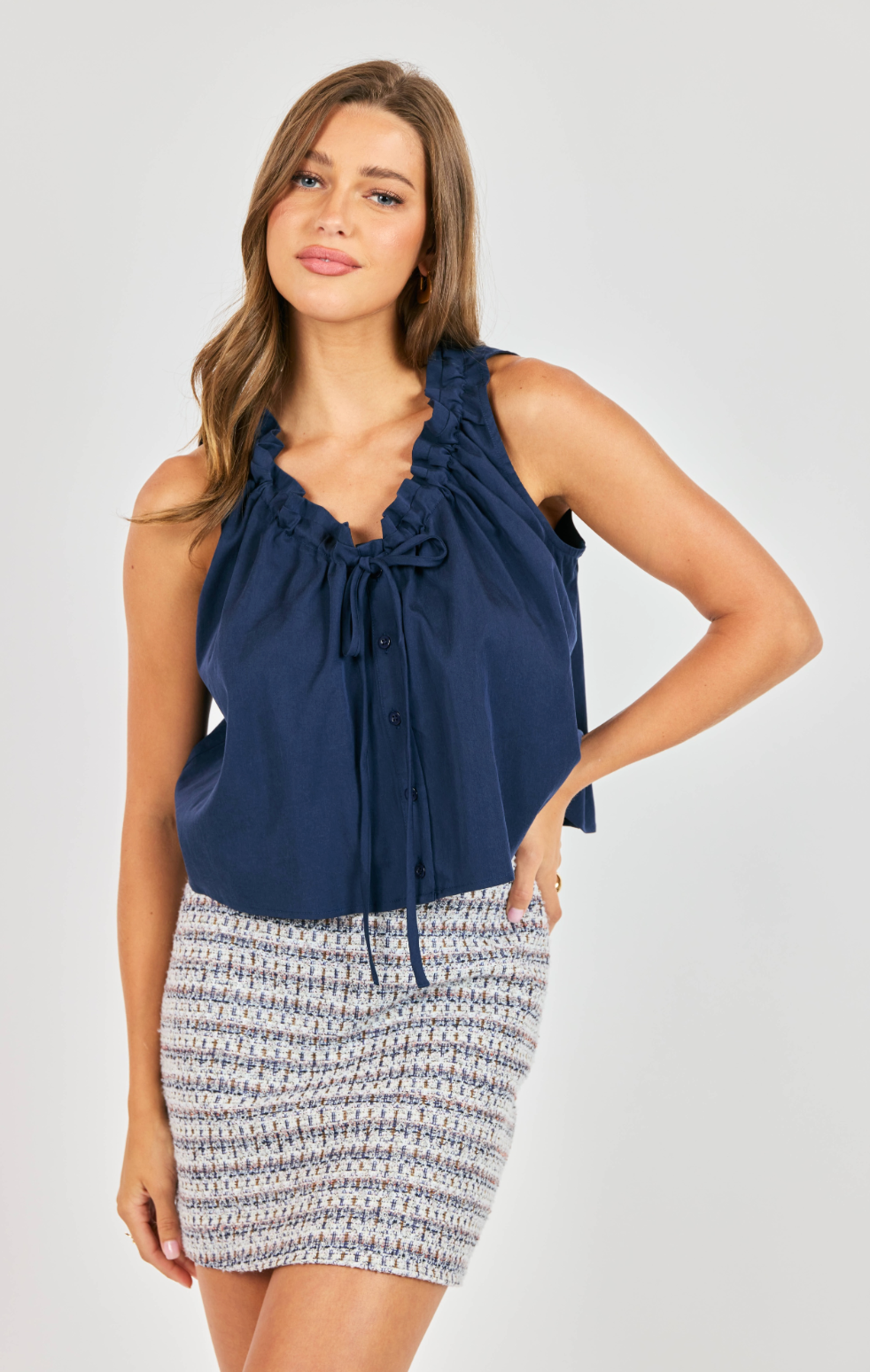 Hometown Gathered Top