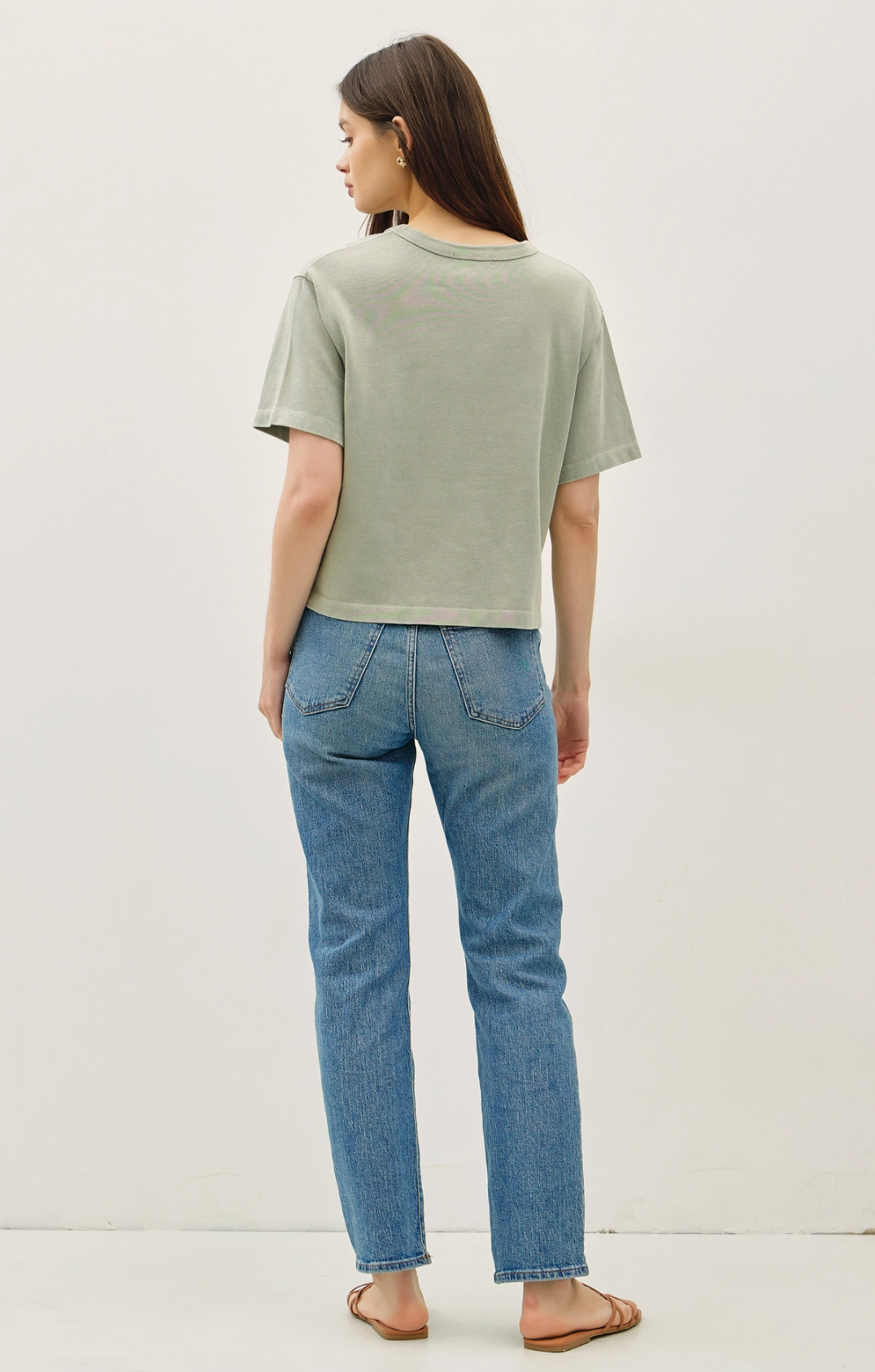Garment Dyed Crewneck Top