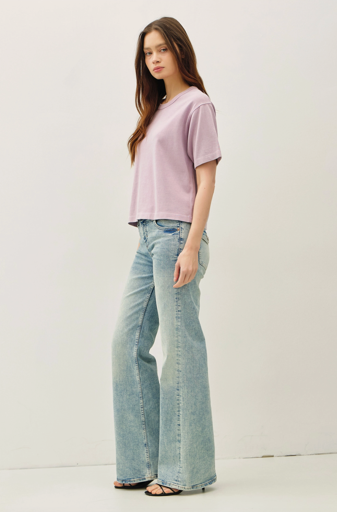 Garment Dyed Crewneck Top