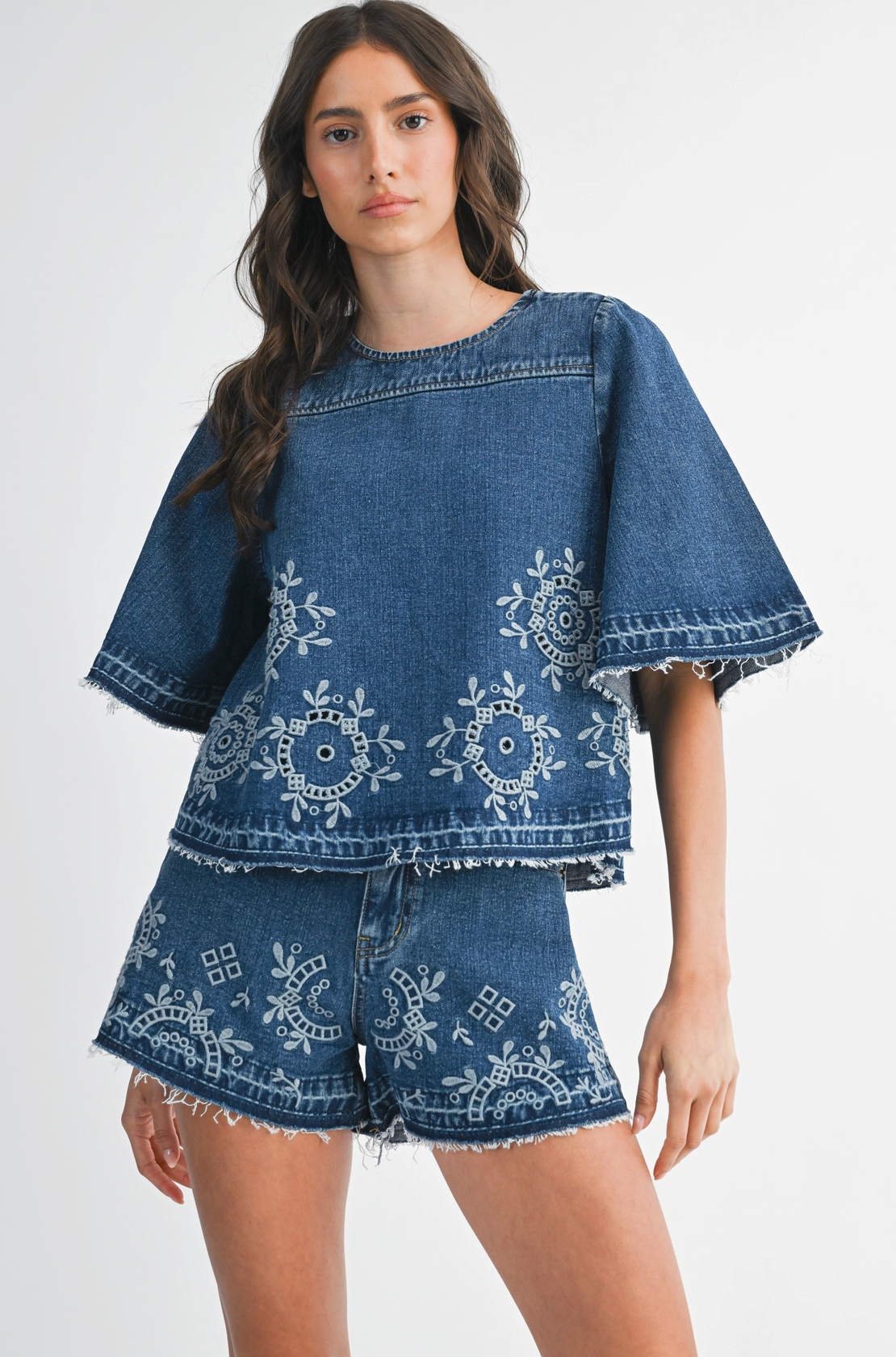 Dahlia Denim Shorts