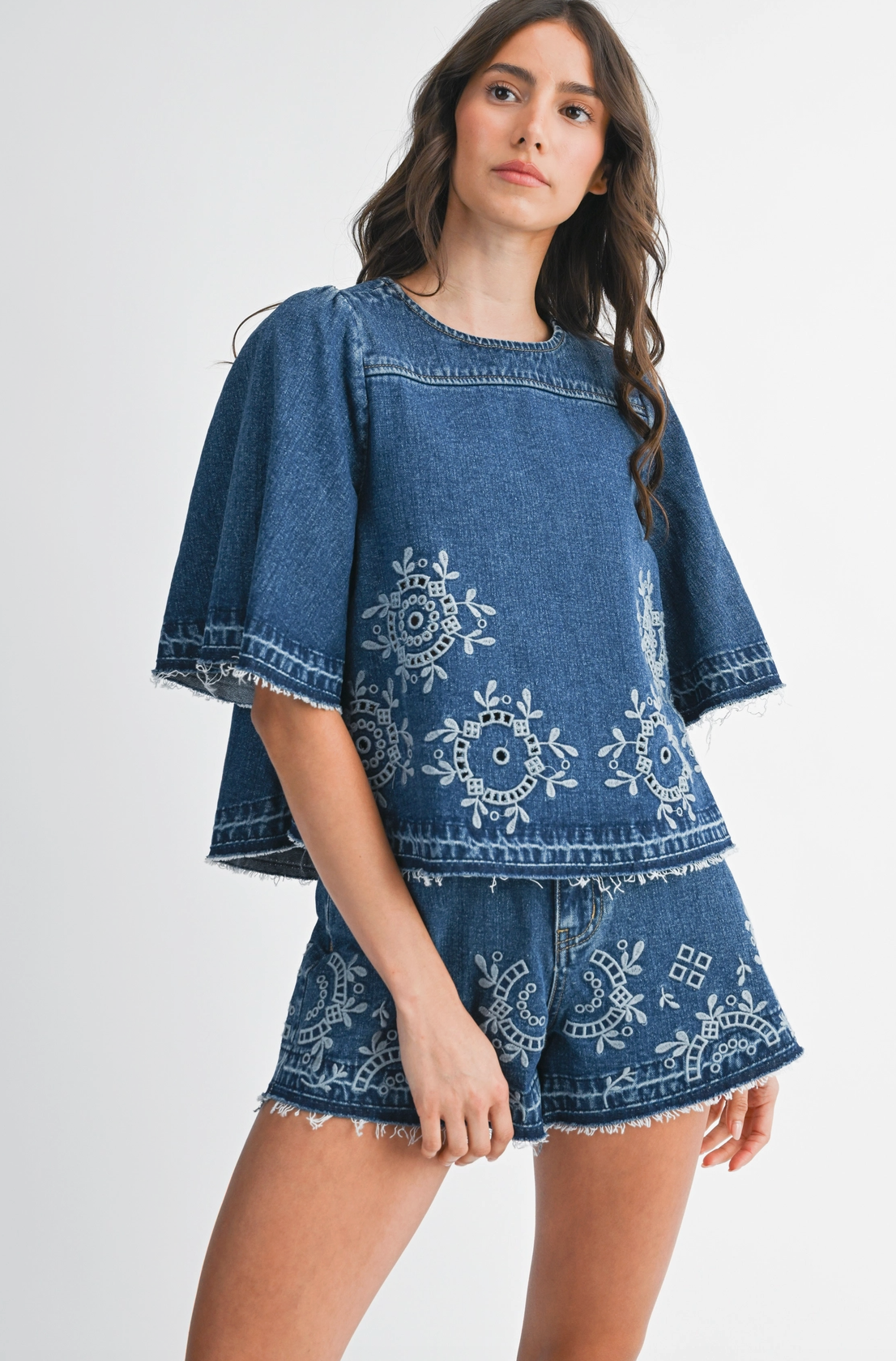 Dahlia Denim Shorts