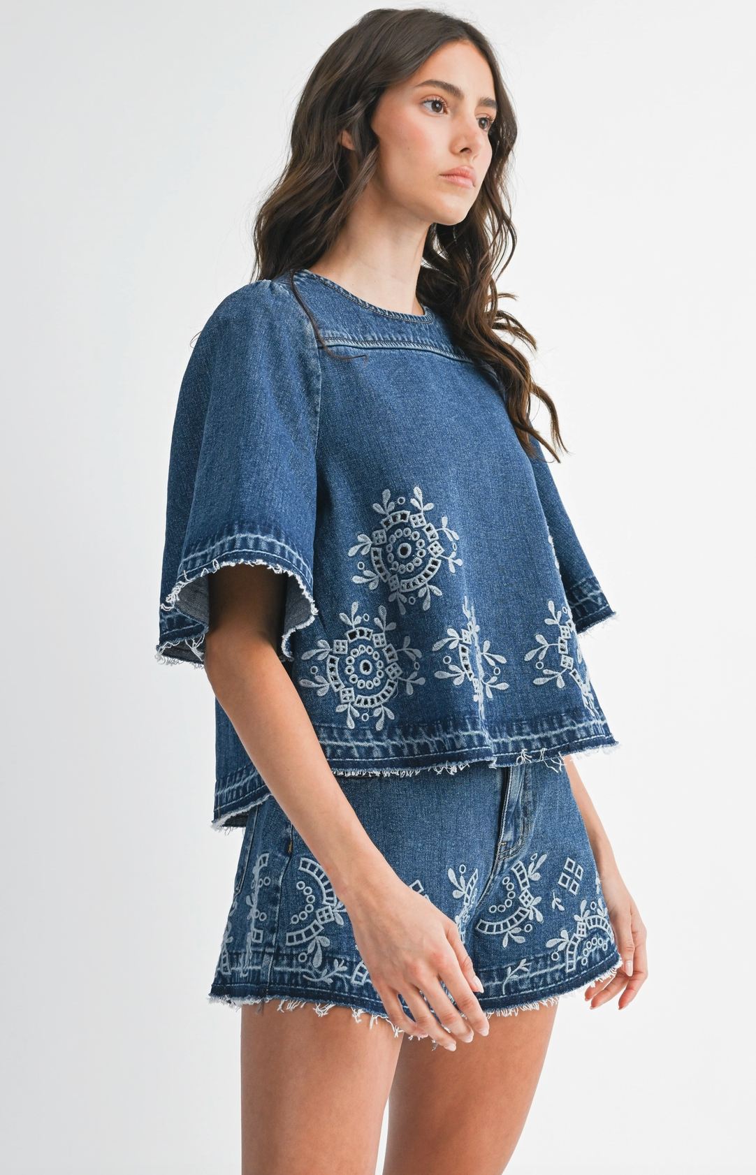 Dahlia Denim Shorts
