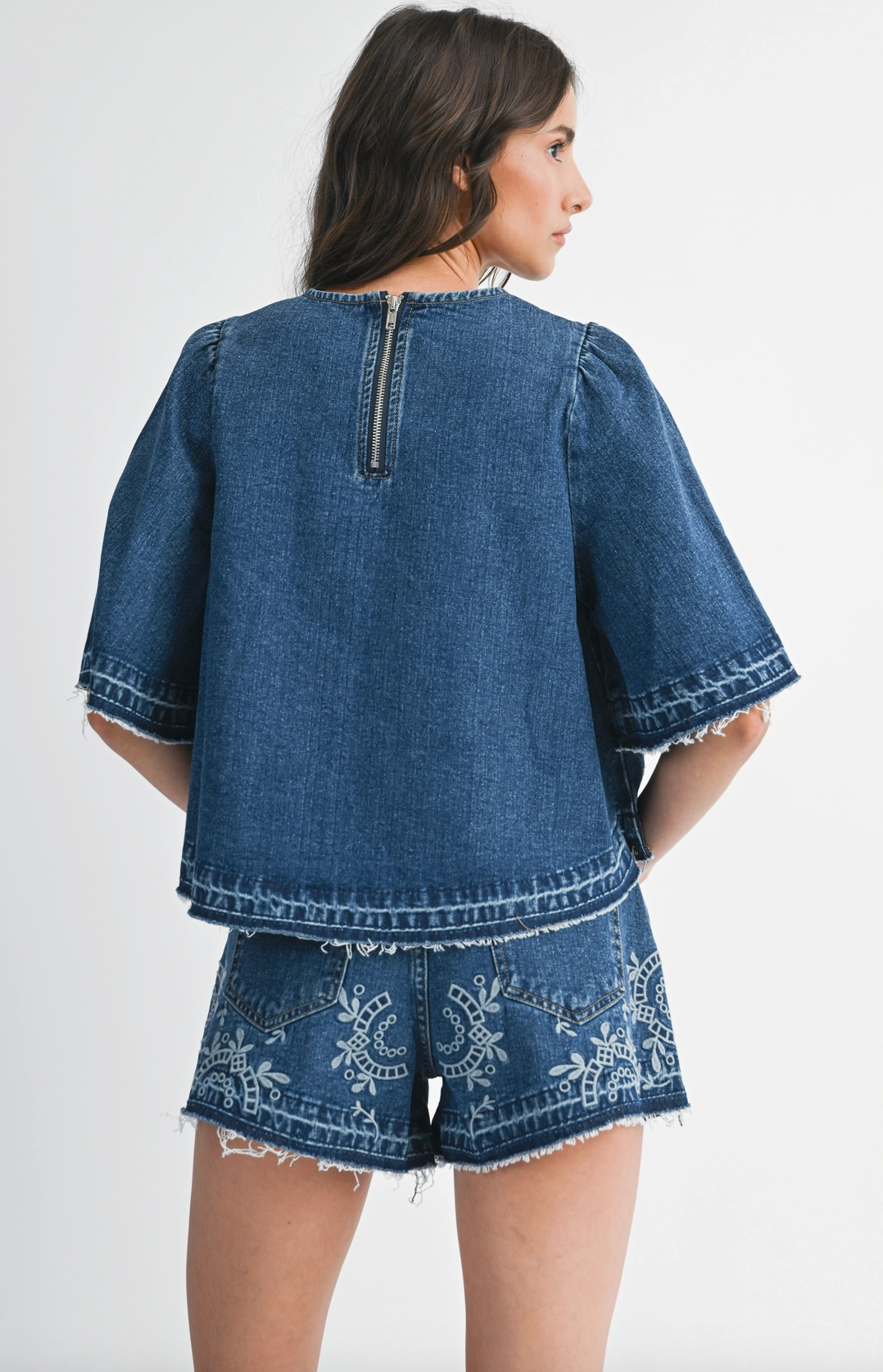 Dahlia Denim Shorts