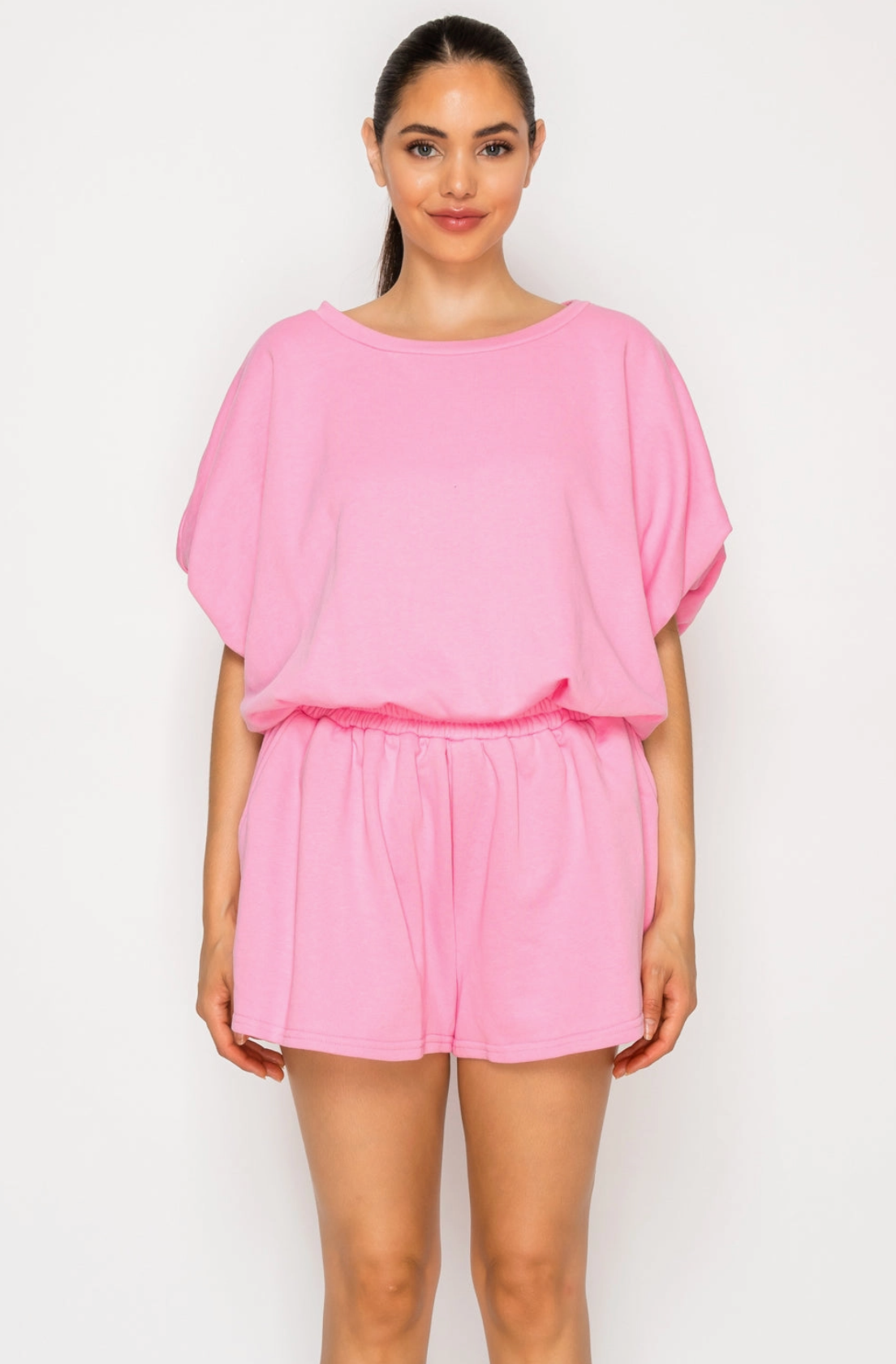 Bubblegum French Terry Top