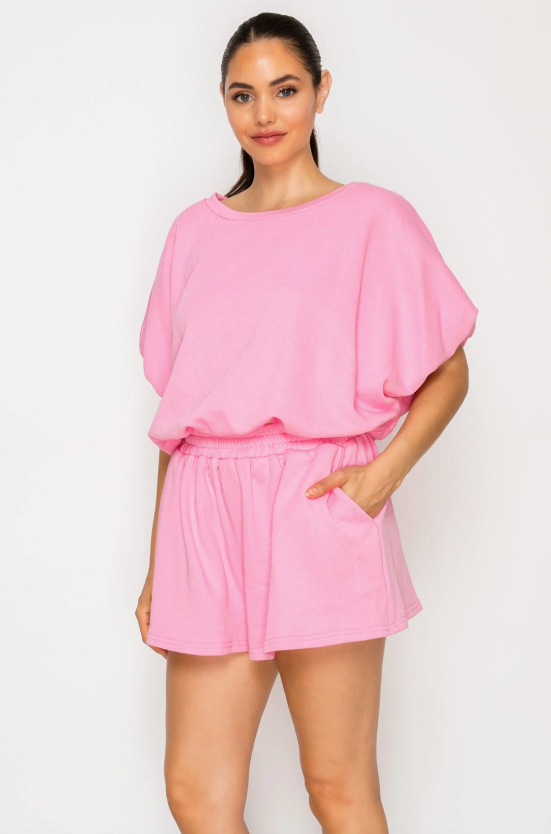 Bubblegum French Terry Top