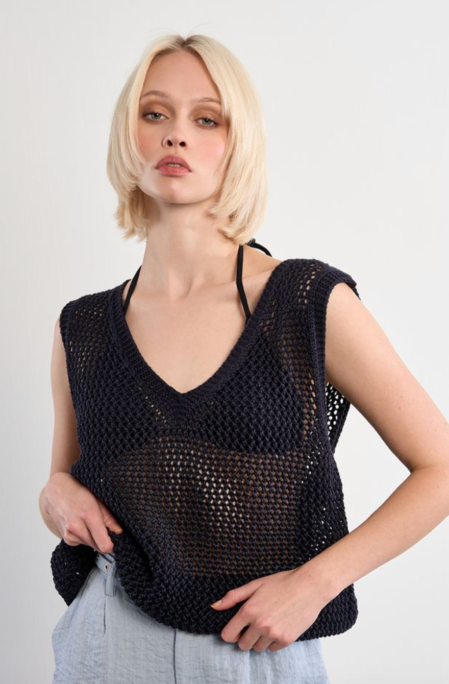 Midnight Crochet Tank