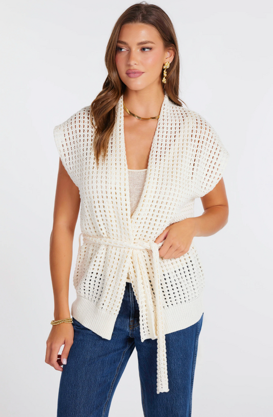 Coastal Belted Cardigan