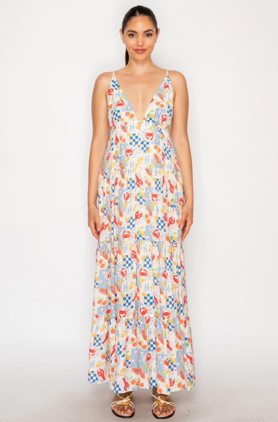 Mykonos Market Maxi Dress