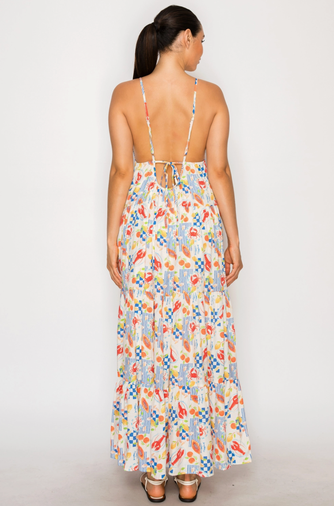 Mykonos Market Maxi Dress