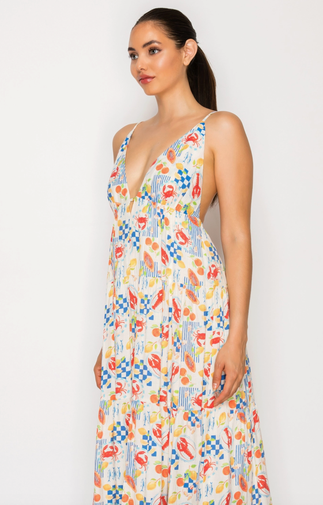 Mykonos Market Maxi Dress