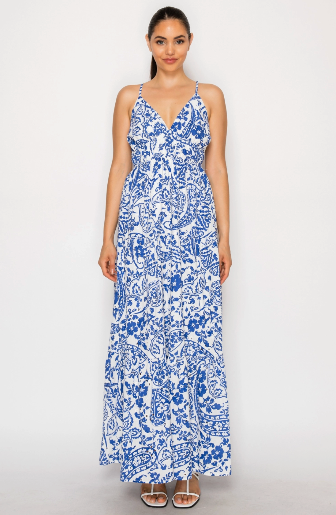 Sapphire Reverie Maxi Dress