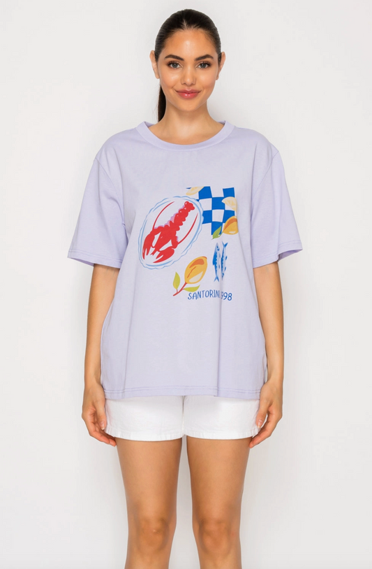 Santorini 1998 Vintage Graphic Tee