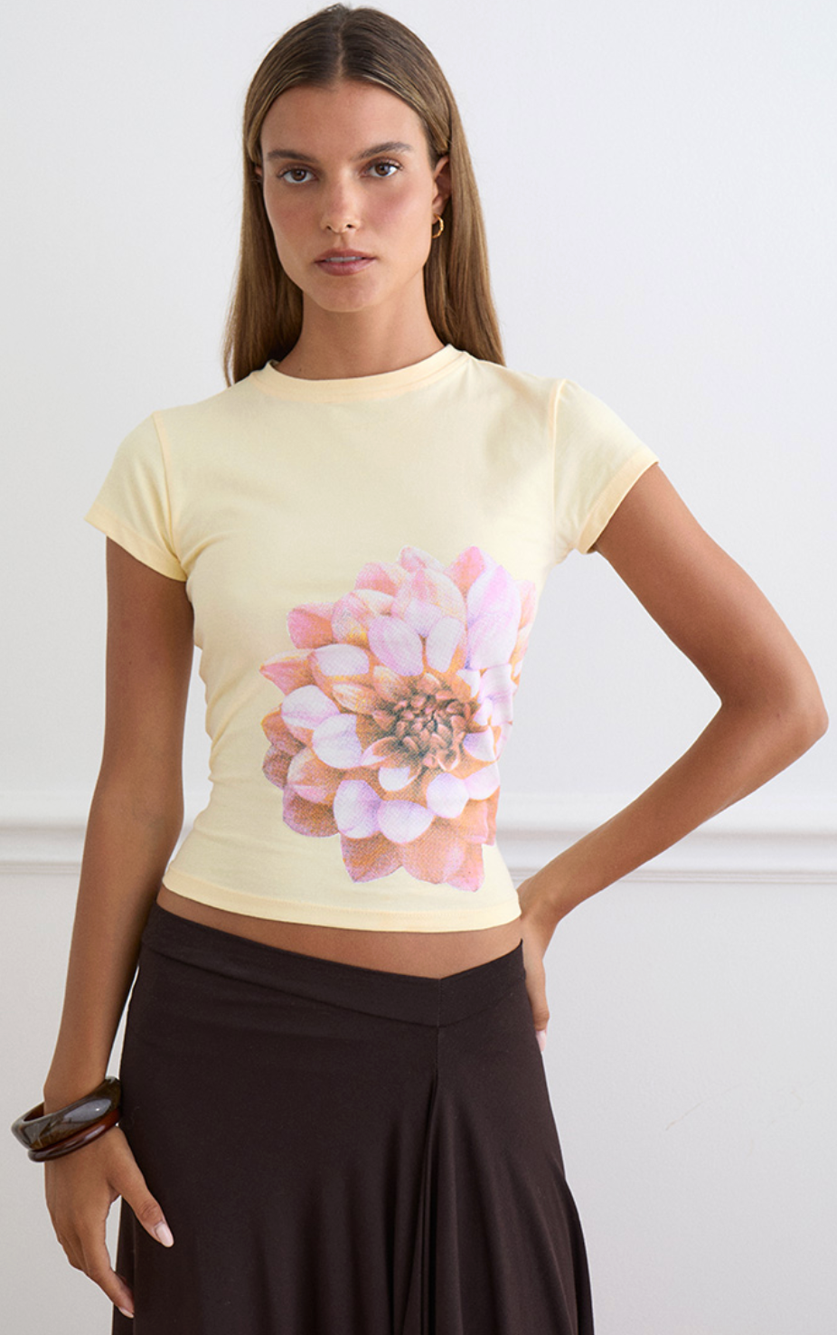 Tiona Dahlia Graphic Tee