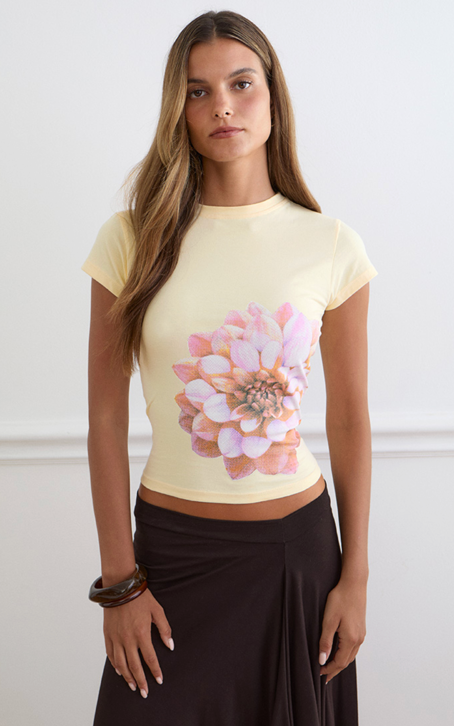 Tiona Dahlia Graphic Tee