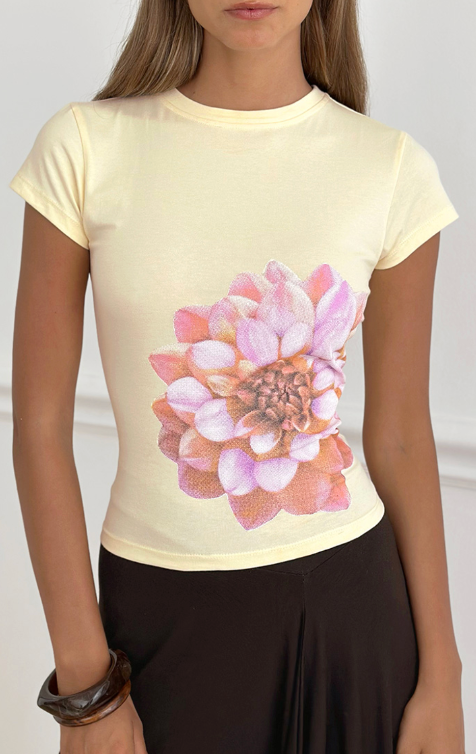 Tiona Dahlia Graphic Tee