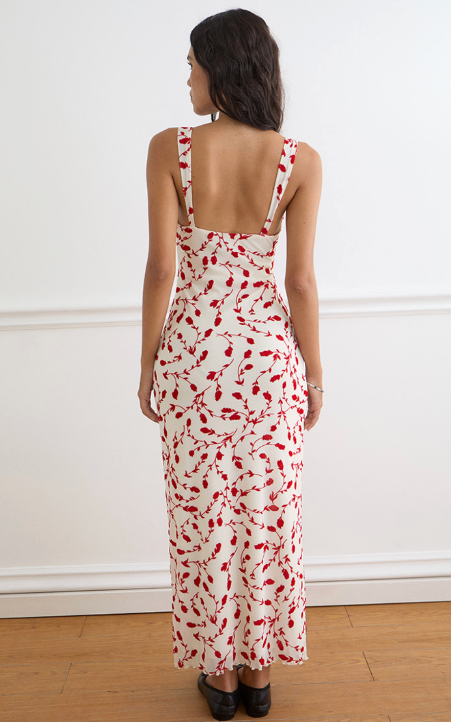 Leafy Lily Flock Sitiya Maxi Dress